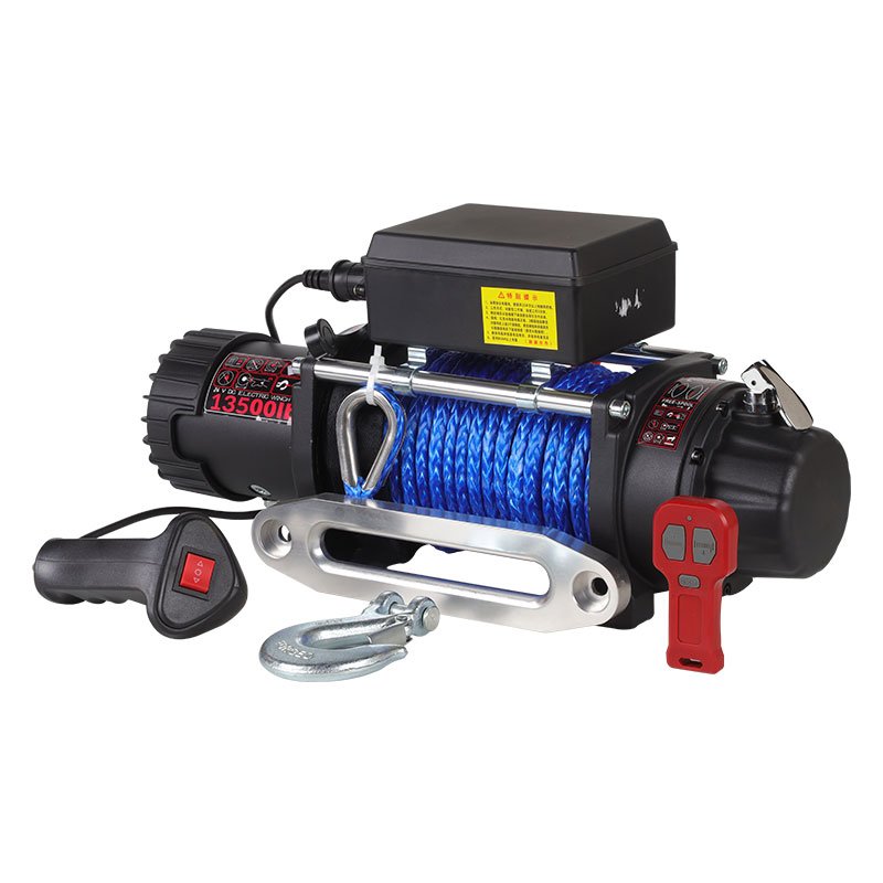 Electric Winch 12000lbs 12V Boat Anchor Other Winch Car AUTO 4X4 Truck Steel Cable Nylon Rope High Speed Lifting Electric Winch